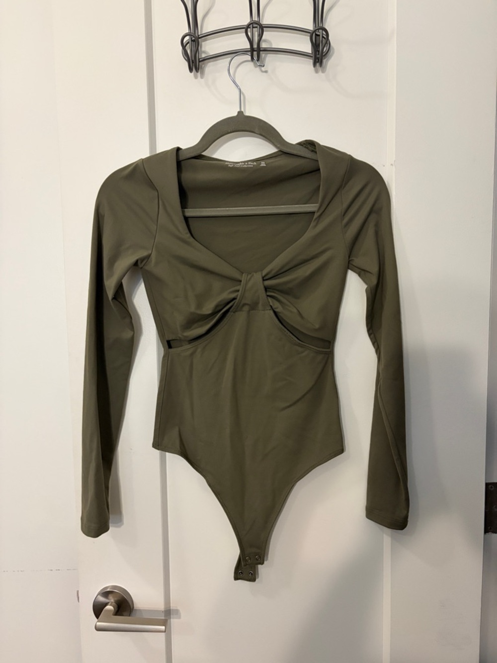 Abercrombie & Fitch Olive Green Soft A&F Collection Top